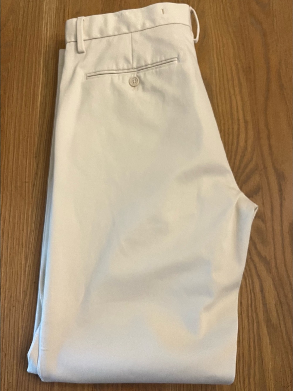 Banana Republic Cream and Khaki Lined Chinos